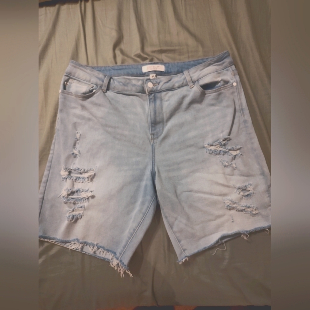 NWOT, Judy Blue, 3XL, light blue denim wash